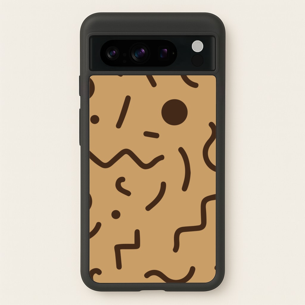 Nude Abstract Pattern - Eighties - Eighties Phone Case for Google Pixel 8 Pro