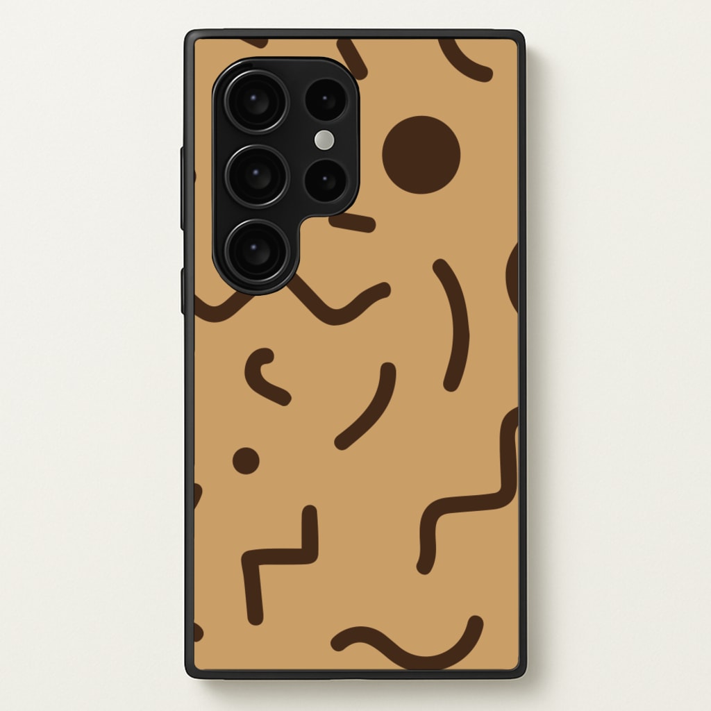 Nude Abstract Pattern - Eighties - Eighties Phone Case for Galaxy S24 Ultra