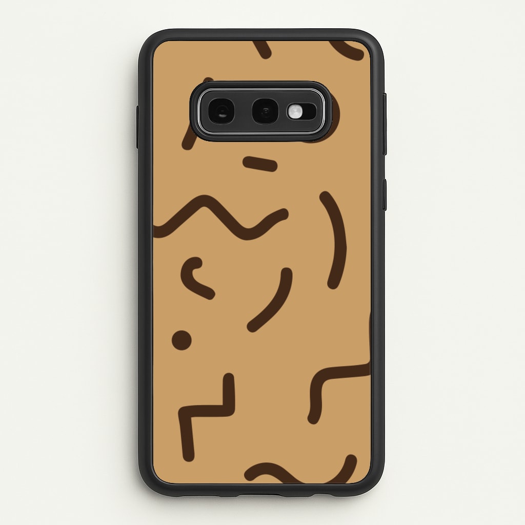 Nude Abstract Pattern - Eighties - Eighties Phone Case for Galaxy S10e