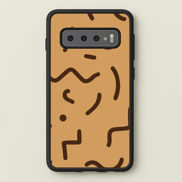 Nude Abstract Pattern - Eighties - Eighties Phone Case for Galaxy S10
