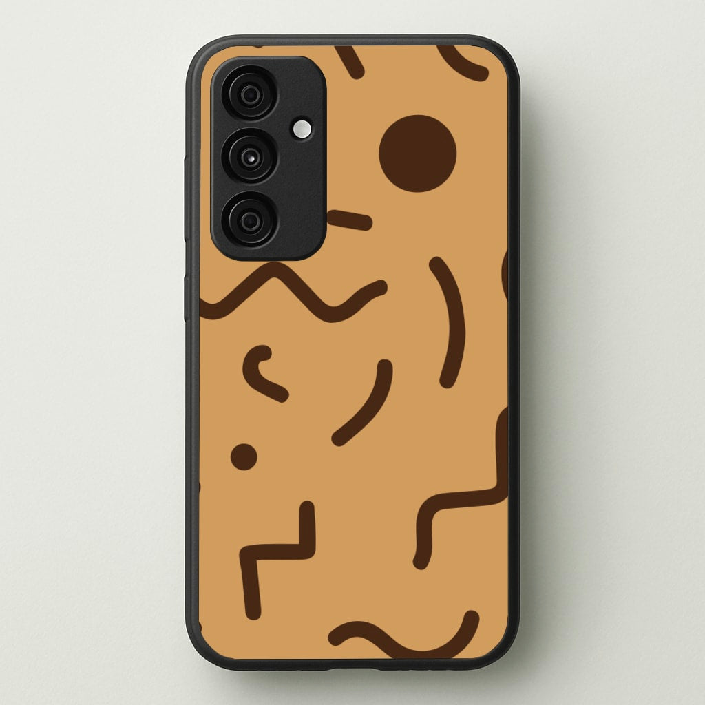 Nude Abstract Pattern - Eighties - Eighties Phone Case for Galaxy A15