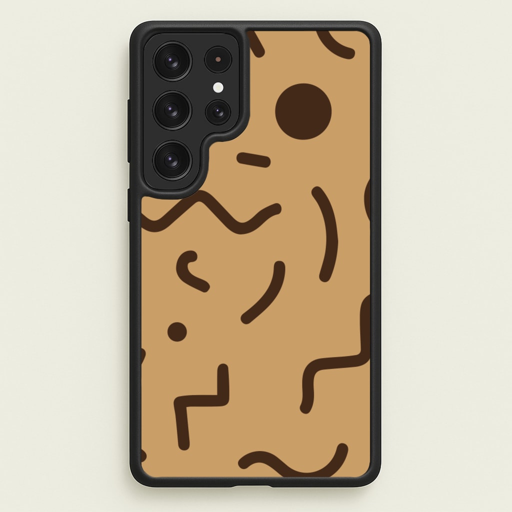 Nude Abstract Pattern - Eighties - Eighties Phone Case for Galaxy S23 Ultra