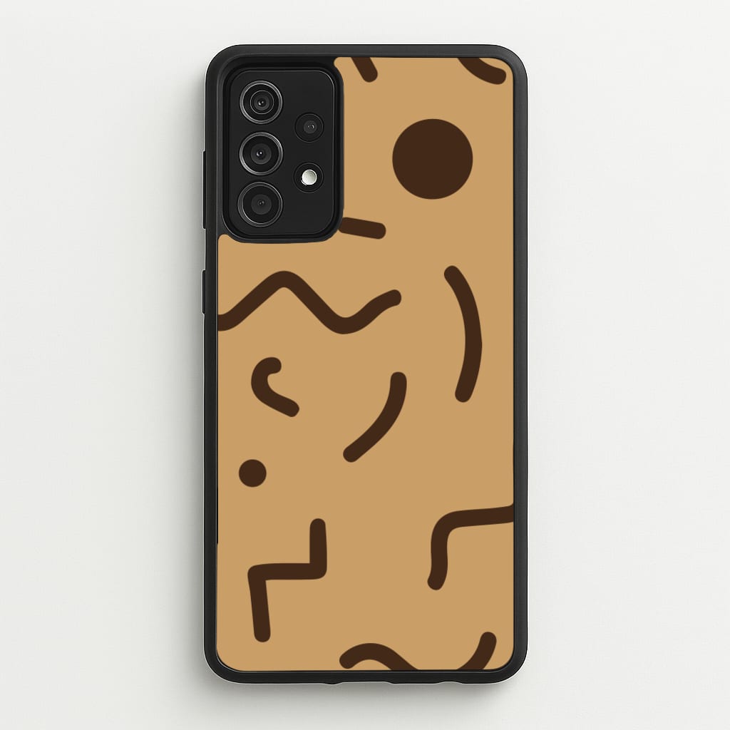 Nude Abstract Pattern - Eighties - Eighties Phone Case for Galaxy A52 / A52s