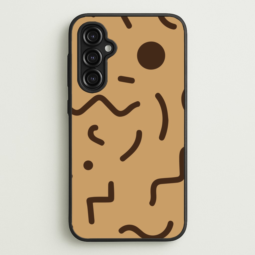 Nude Abstract Pattern - Eighties - Eighties Phone Case for Galaxy A14