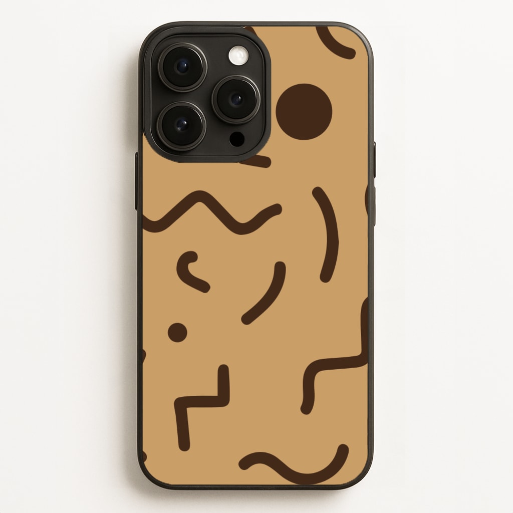 Nude Abstract Pattern - Eighties - Eighties Phone Case for iPhone 12 Pro Max