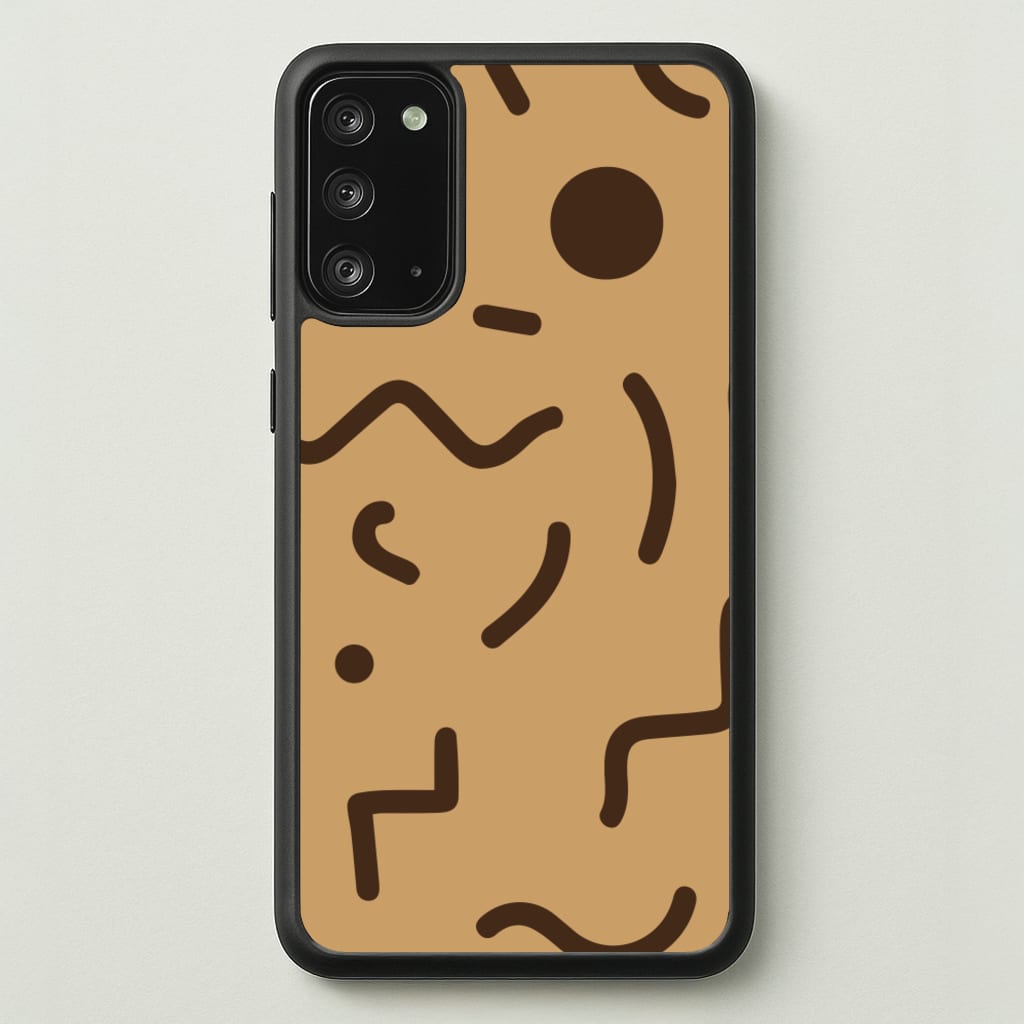 Nude Abstract Pattern - Eighties - Eighties Phone Case for Galaxy Note 20