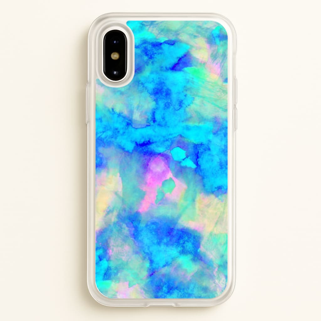 Electric Blue - Phone Case for iPhone X / XS