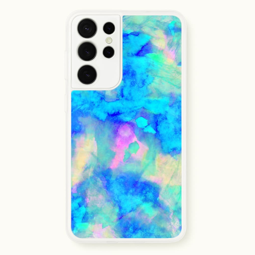 Electric Blue - Phone Case for Galaxy S21 Ultra