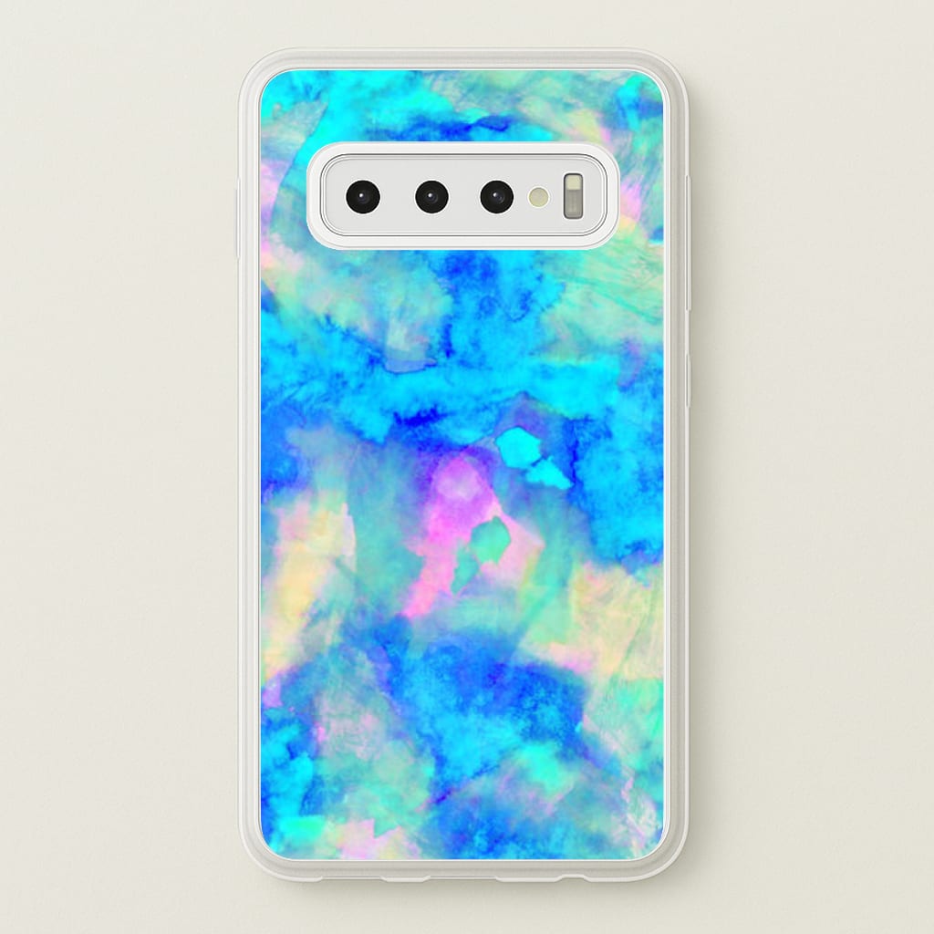 Electric Blue - Phone Case for Galaxy S10