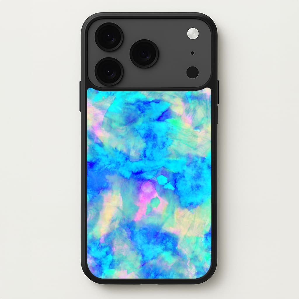Electric Blue Phone Case for iPhone 17 Pro