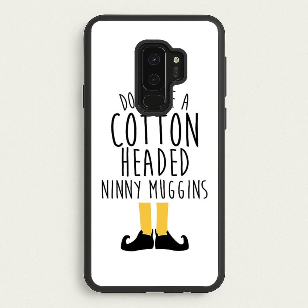 Cotton Headed Ninny Muggins - Buddy The Elf - Christmas Phone Case for Galaxy S9 Plus