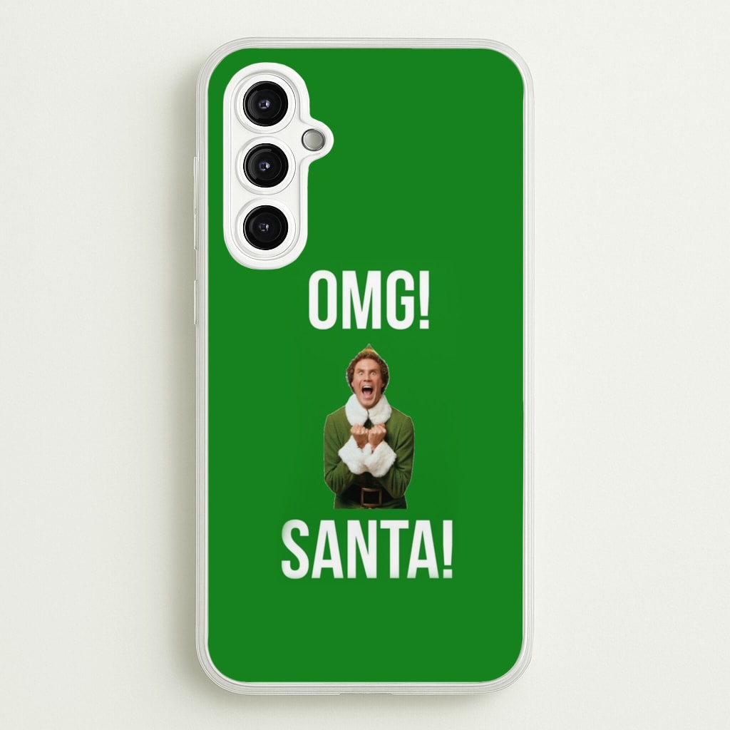 OMG SANTA! - Elf - Christmas Phone Case for Galaxy A14