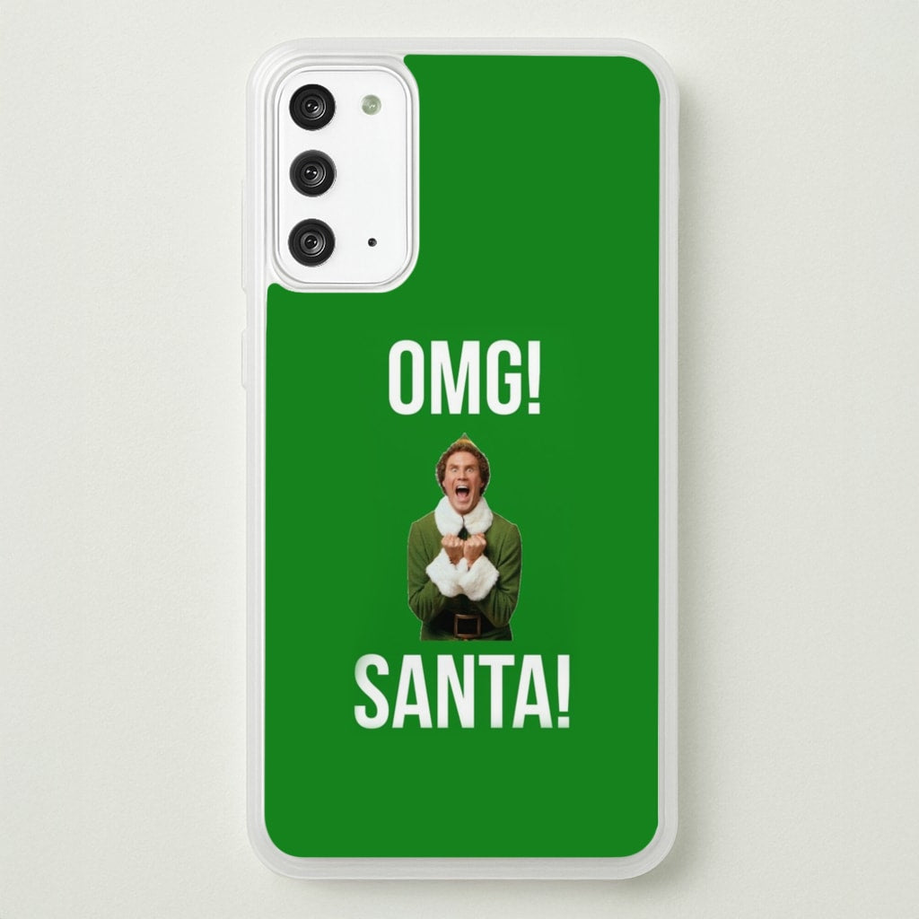 OMG SANTA! - Elf - Christmas Phone Case for Galaxy Note 20