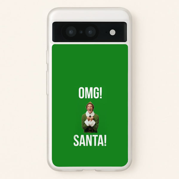 OMG SANTA! - Elf - Christmas Phone Case for Google Pixel 8