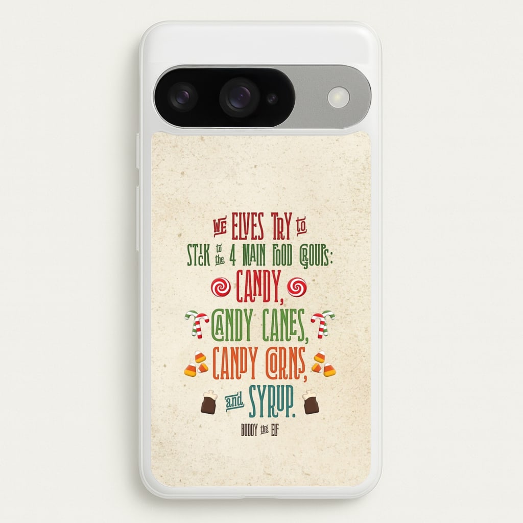 The Four Main Food Groups - Elf Phone Case for Google Pixel 10 / 10 Pro