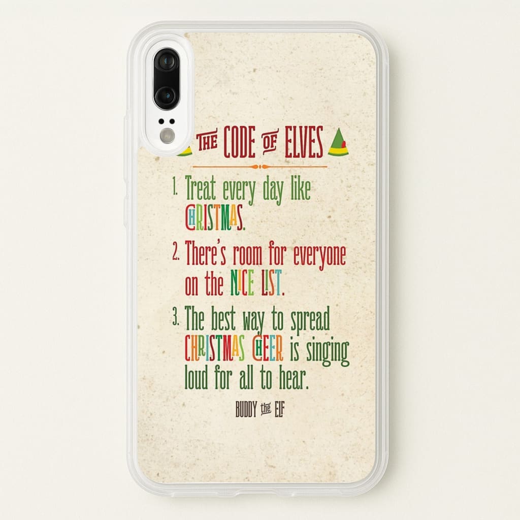 The Elf Code - Elf - Christmas Phone Case for Huawei P20
