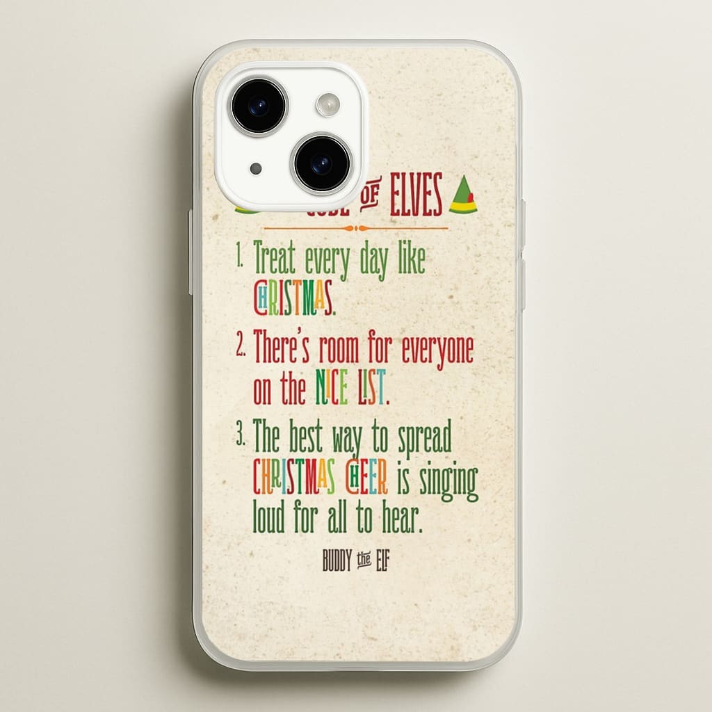 The Elf Code - Elf - Christmas Phone Case for iPhone 15 Plus
