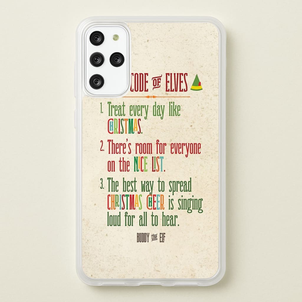 The Elf Code - Elf - Christmas Phone Case for Galaxy S20 Plus
