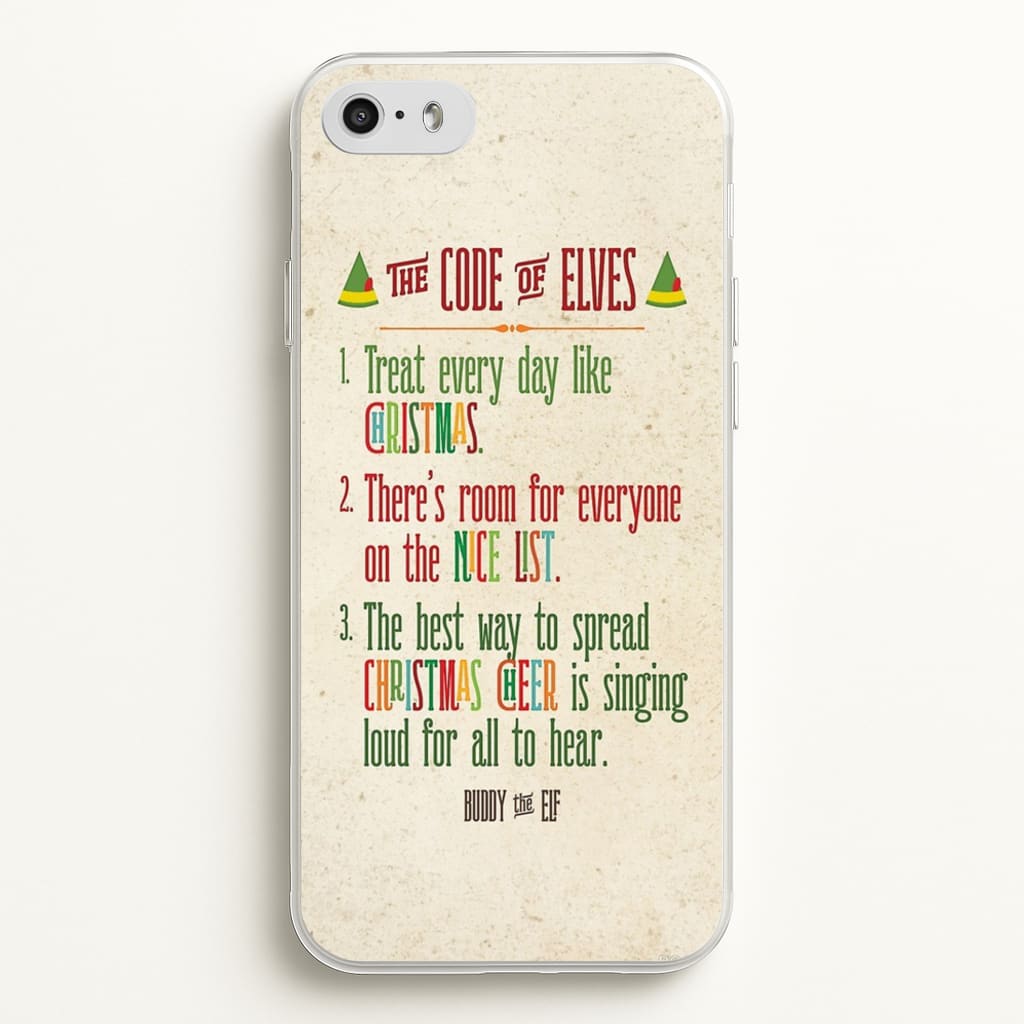 The Elf Code - Elf - Christmas Phone Case for iPhone 5 / 5s / SE 2016