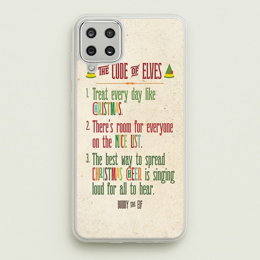 The Elf Code - Elf - Christmas Phone Case for Galaxy A12