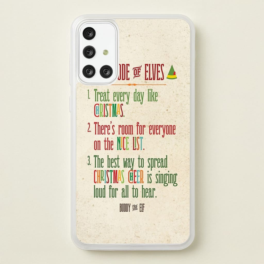 The Elf Code - Elf - Christmas Phone Case for Galaxy A71
