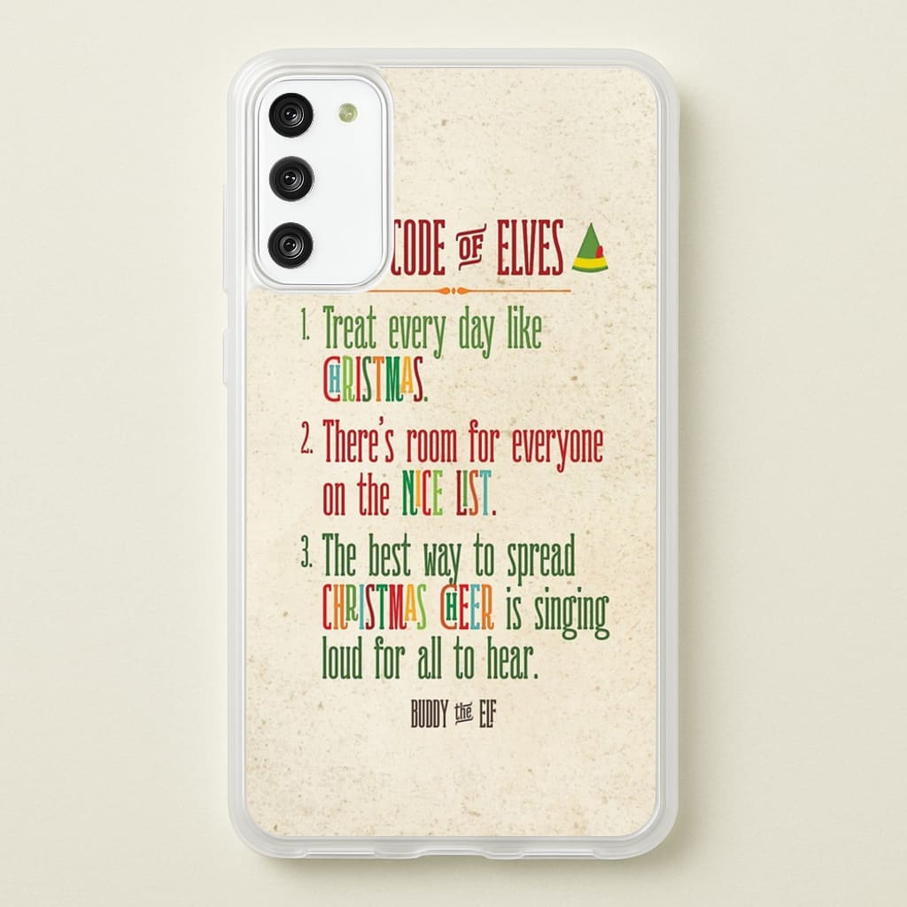 The Elf Code - Elf - Christmas Phone Case for Galaxy S20