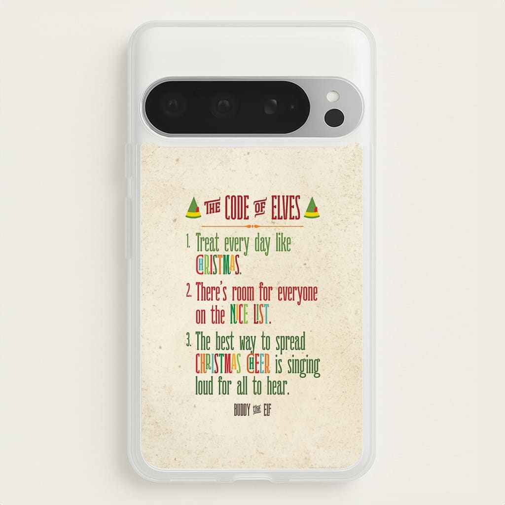 The Elf Code - Elf - Christmas Phone Case for Google Pixel 9 Pro XL