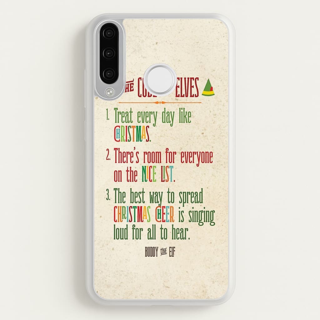 The Elf Code - Elf - Christmas Phone Case for Huawei P30 Lite