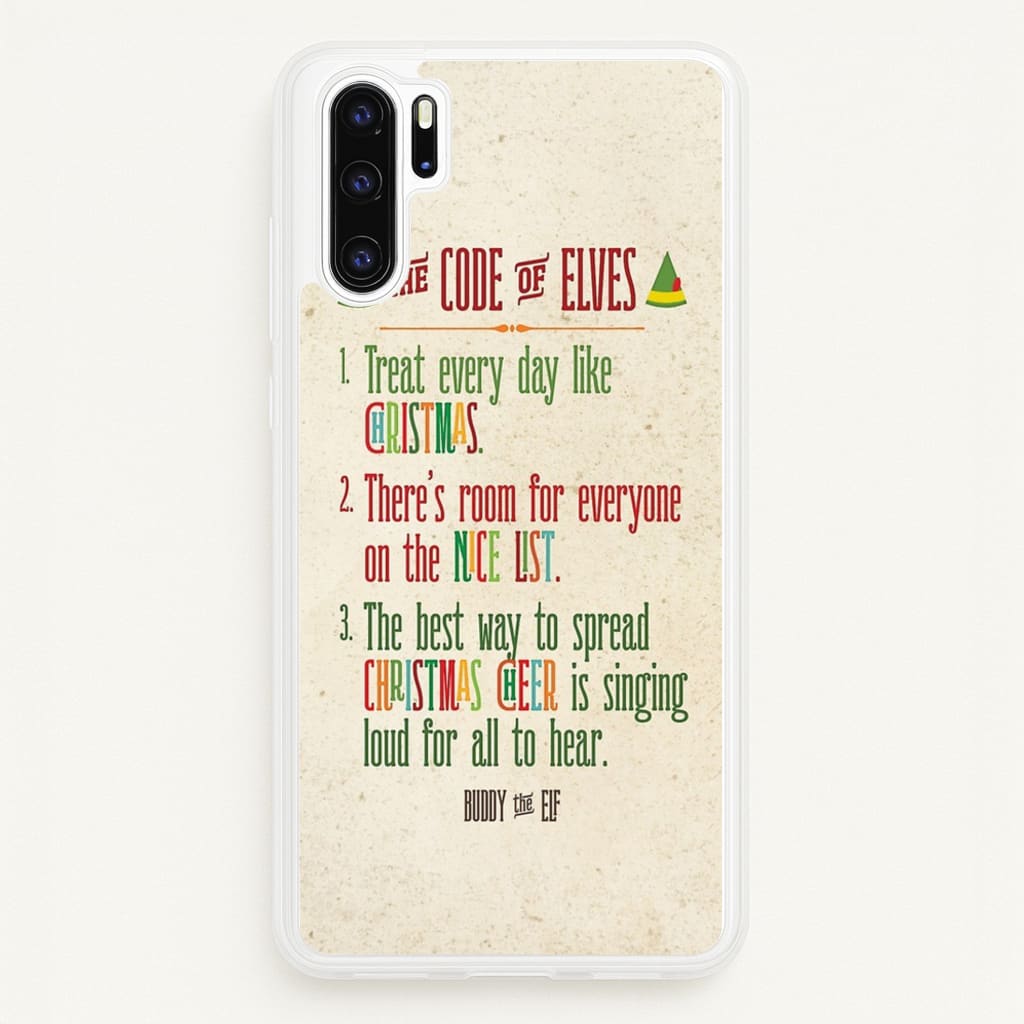 The Elf Code - Elf - Christmas Phone Case for Huawei P30 Pro