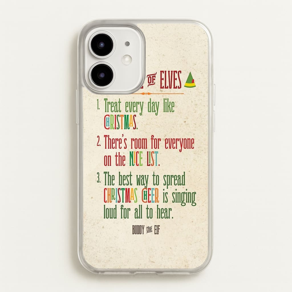 The Elf Code - Elf - Christmas Phone Case for iPhone 12 / 12 Pro