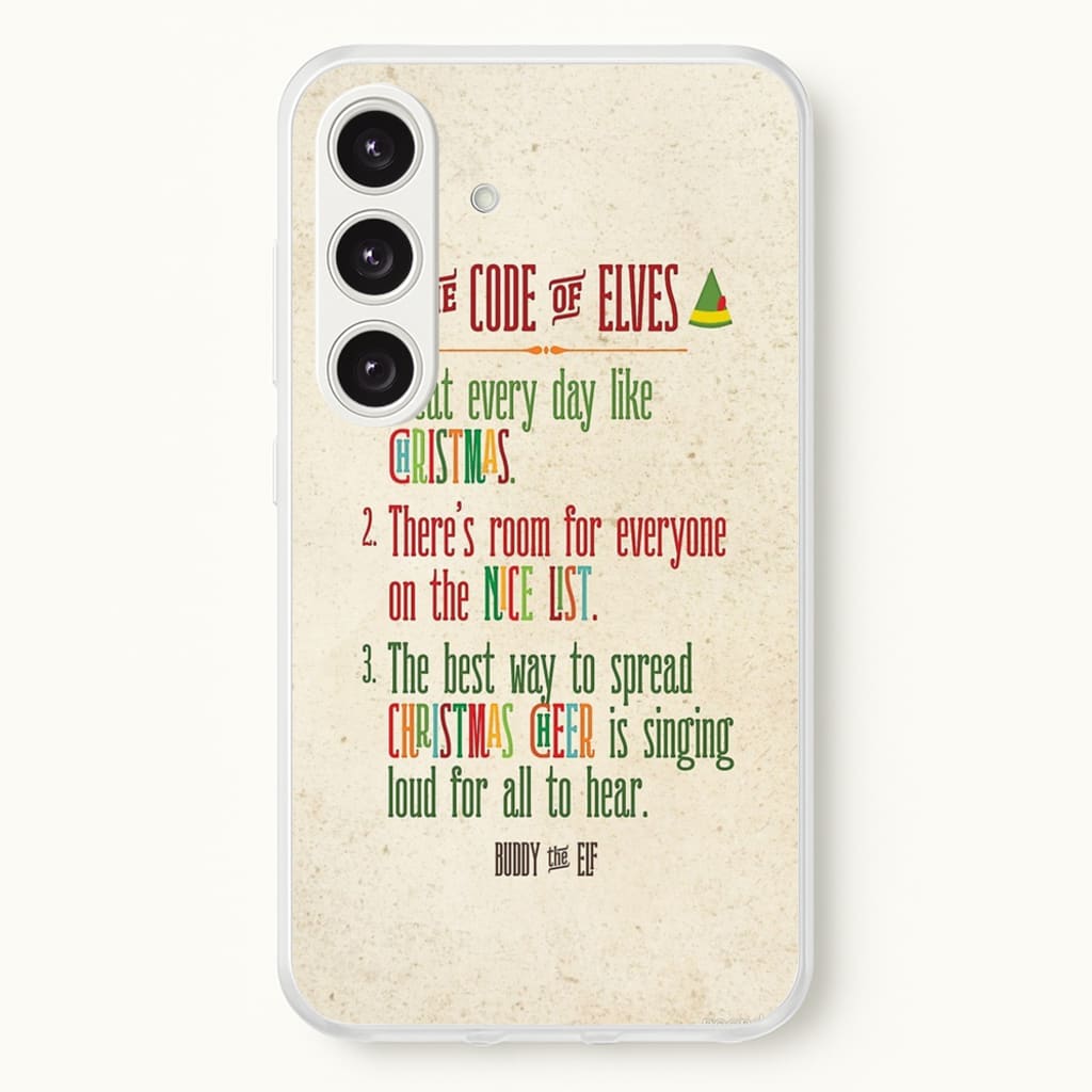 The Elf Code - Elf - Christmas Phone Case for Galaxy S24FE