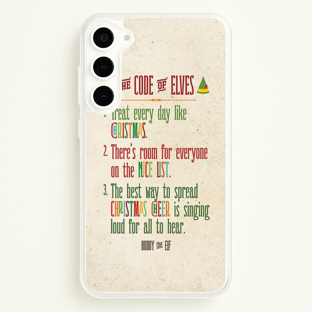 The Elf Code - Elf - Christmas Phone Case for Galaxy S23 Plus