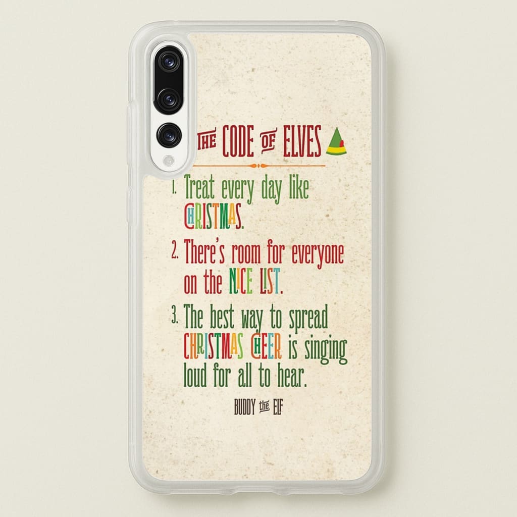 The Elf Code - Elf - Christmas Phone Case for Huawei P20 Pro