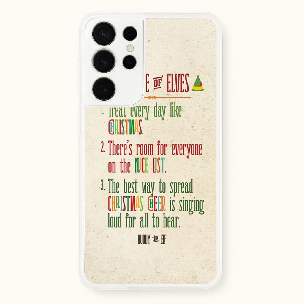 The Elf Code - Elf - Christmas Phone Case for Galaxy S21 Ultra