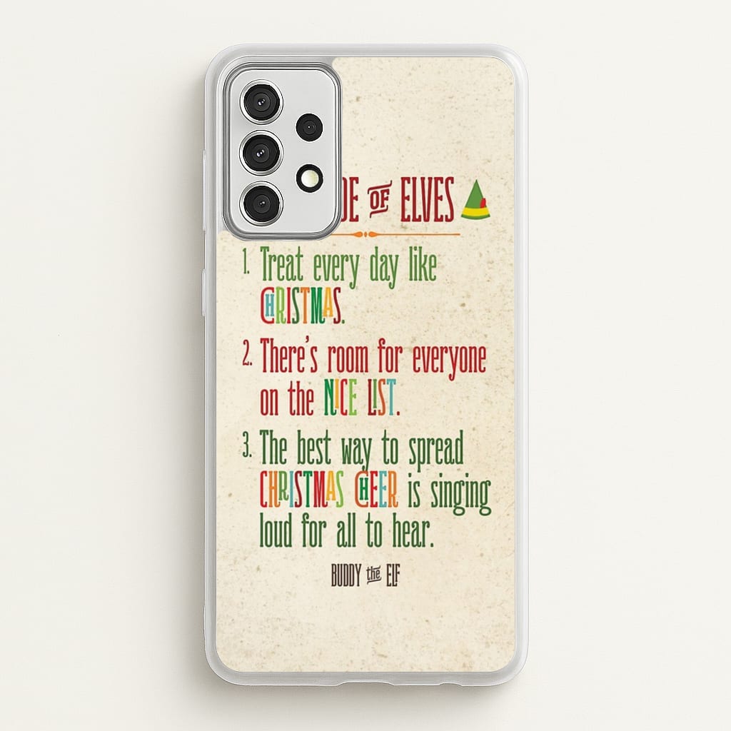 The Elf Code - Elf - Christmas Phone Case for Galaxy A52 / A52s