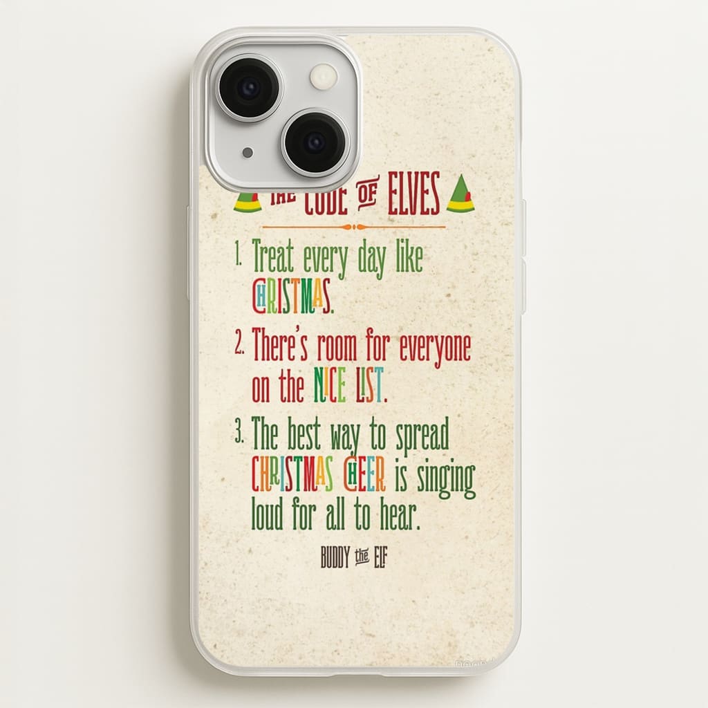 The Elf Code - Elf - Christmas Phone Case for iPhone 13
