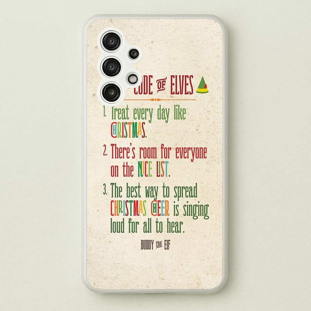 The Elf Code - Elf - Christmas Phone Case for Galaxy A13