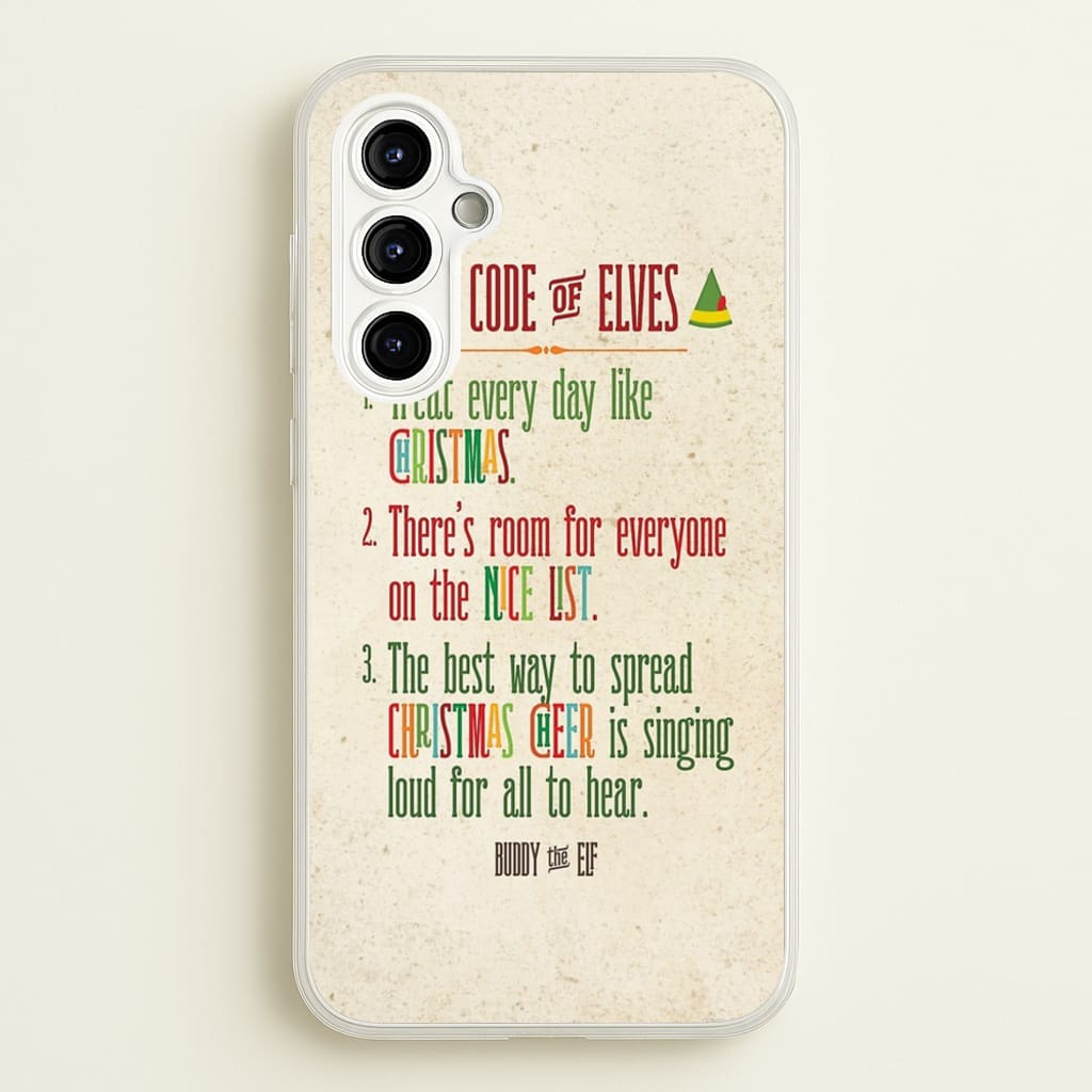 The Elf Code - Elf - Christmas Phone Case for Galaxy A54