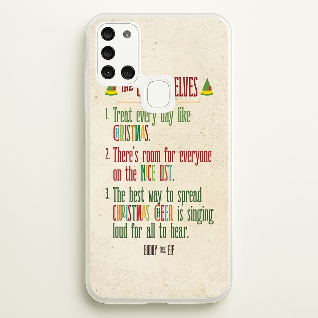 The Elf Code - Elf - Christmas Phone Case for Galaxy A21s