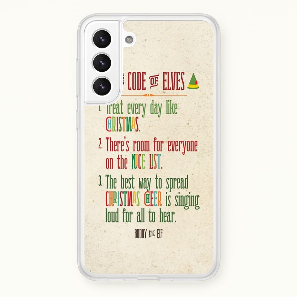 The Elf Code - Elf - Christmas Phone Case for Galaxy S21FE