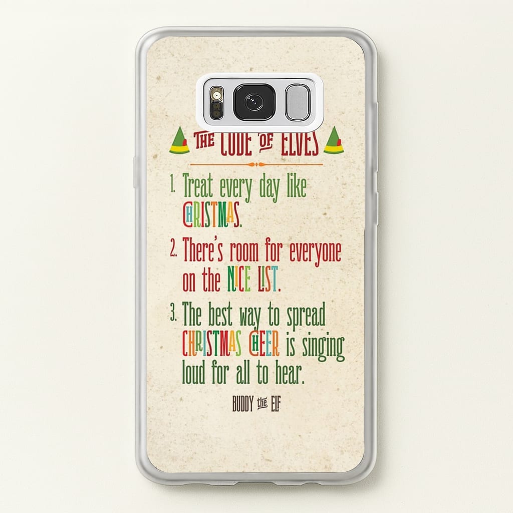 The Elf Code - Elf - Christmas Phone Case for Galaxy S8 Plus