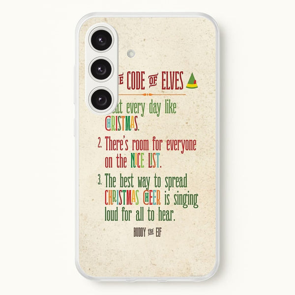 The Elf Code - Elf - Christmas Phone Case for Galaxy S24 Plus
