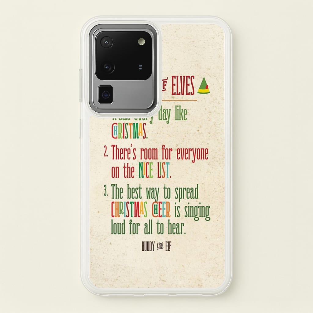 The Elf Code - Elf - Christmas Phone Case for Galaxy S20 Ultra