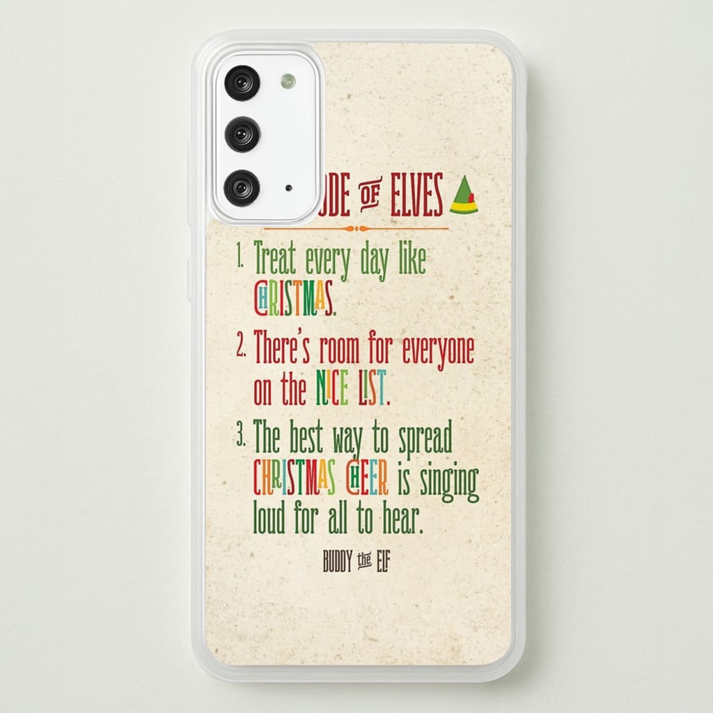 The Elf Code - Elf - Christmas Phone Case for Galaxy Note 20