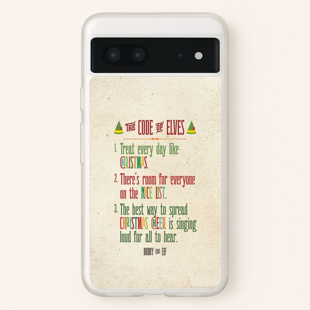 The Elf Code - Elf - Christmas Phone Case for Google Pixel 7