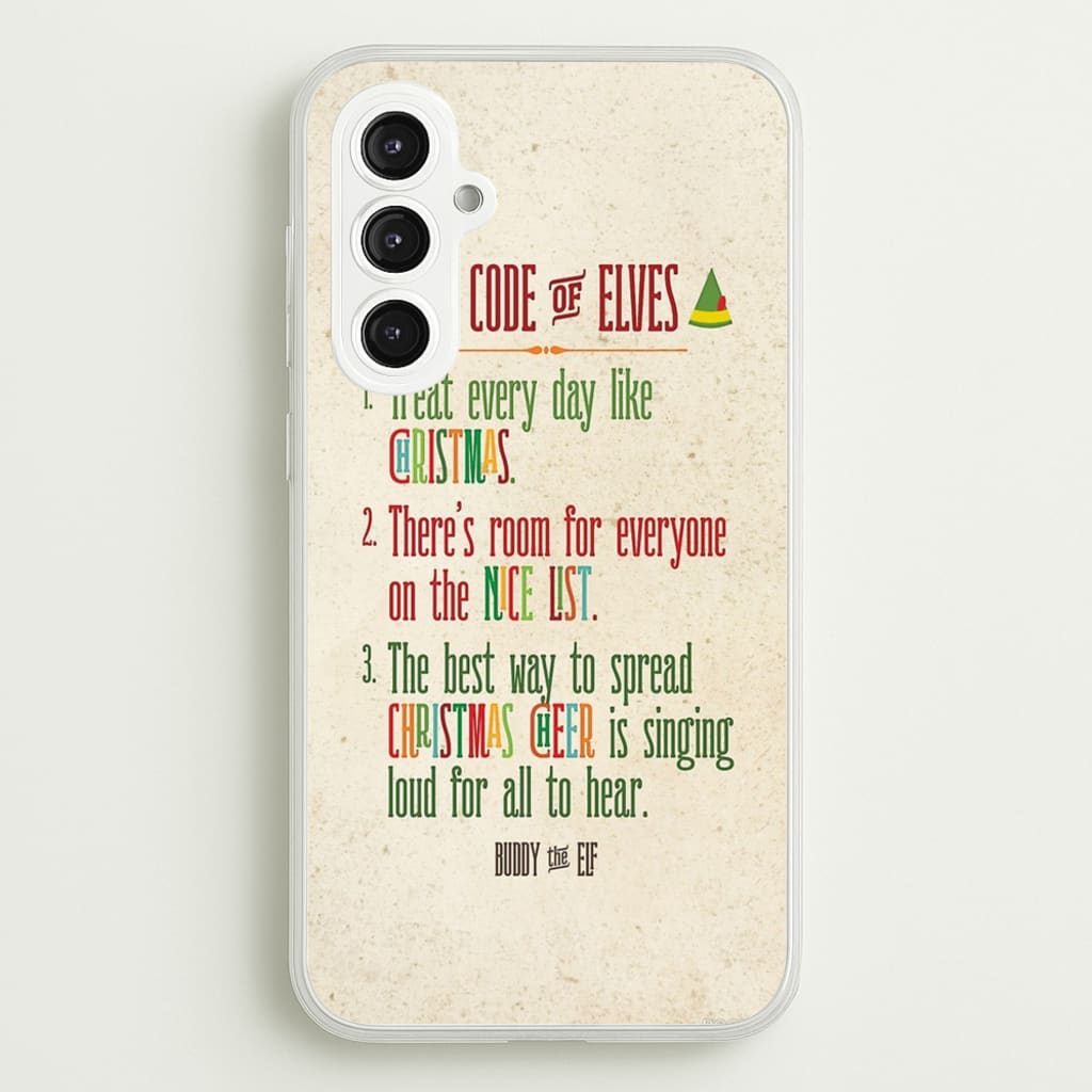 The Elf Code - Elf - Christmas Phone Case for Galaxy S23FE