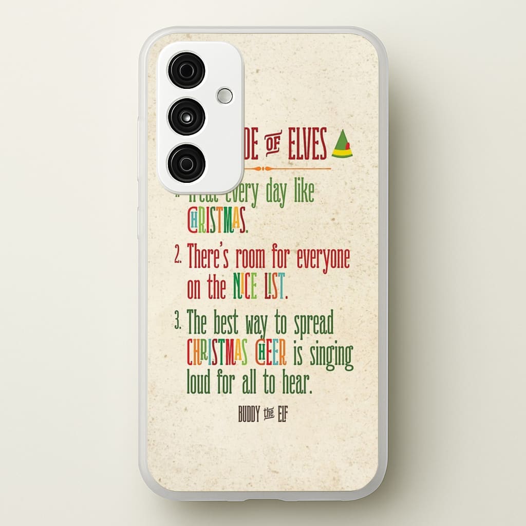 The Elf Code - Elf - Christmas Phone Case for Galaxy A35