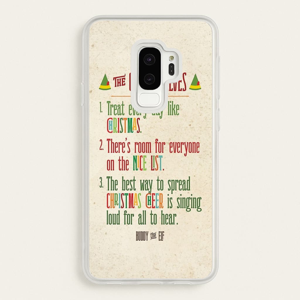 The Elf Code - Elf - Christmas Phone Case for Galaxy S9 Plus
