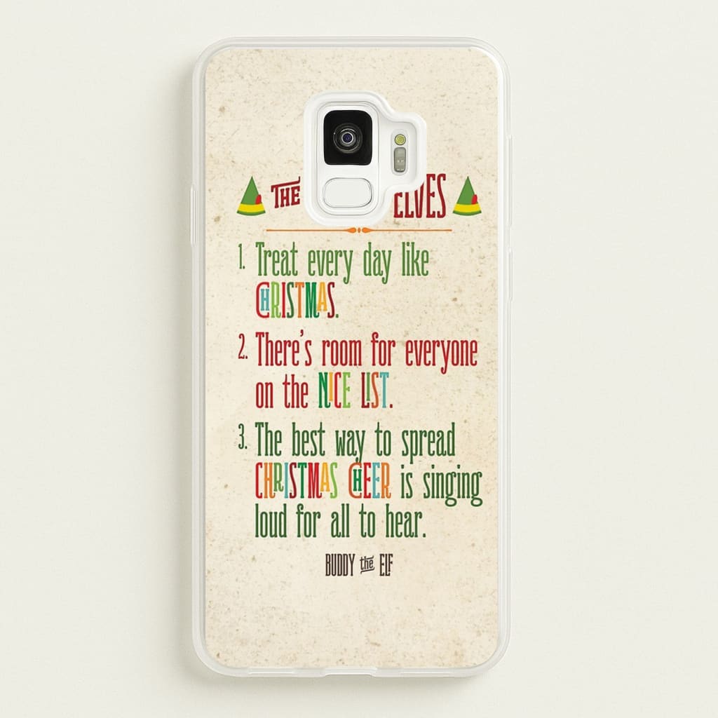 The Elf Code - Elf - Christmas Phone Case for Galaxy S9