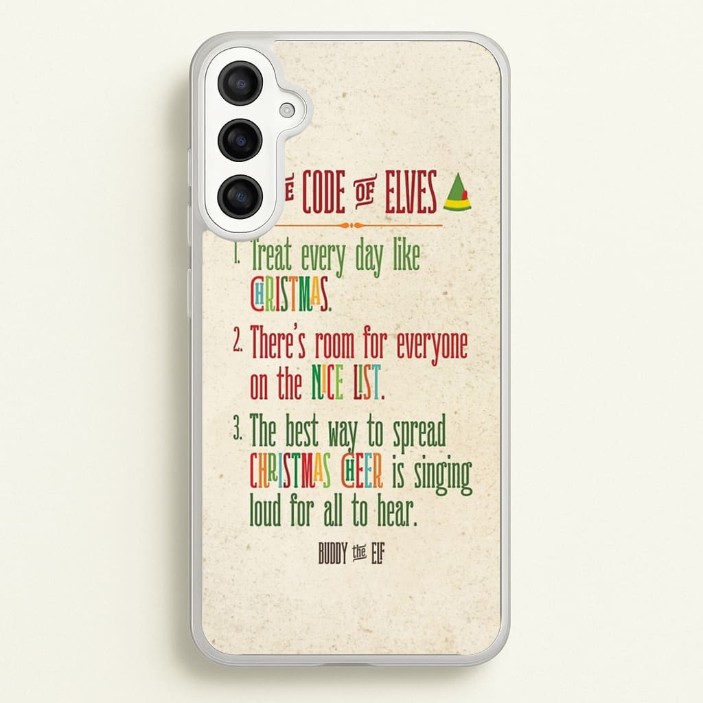 The Elf Code - Elf - Christmas Phone Case for Galaxy A36